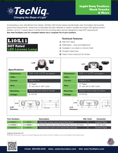 L10-L11 Product Sheet