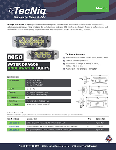 M50 Product Sheet