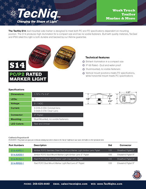 S14 Product Sheet