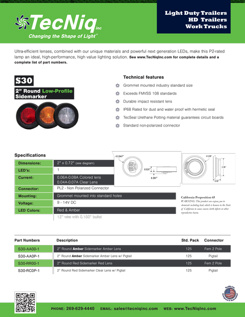 S30 Product Sheet
