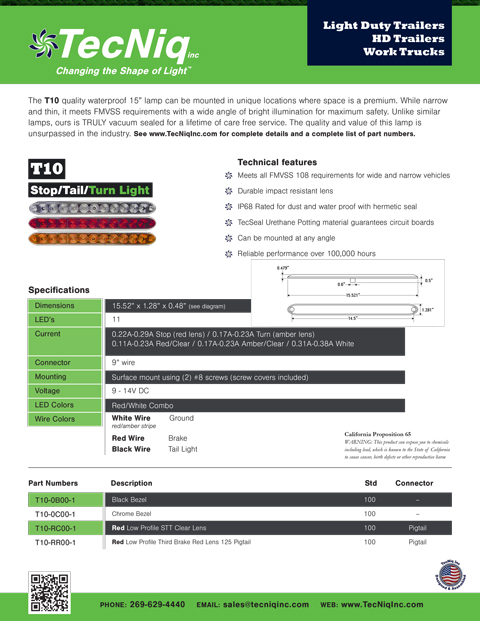 T10 Product Sheet