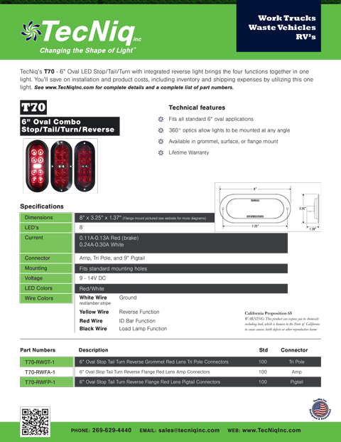 T70 Product Sheet
